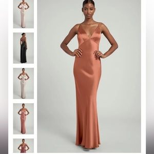 Jenny Yoo Eloise Bridesmaid Dress in Canyon Sunset